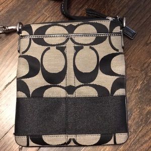 Black Coach crossbody.